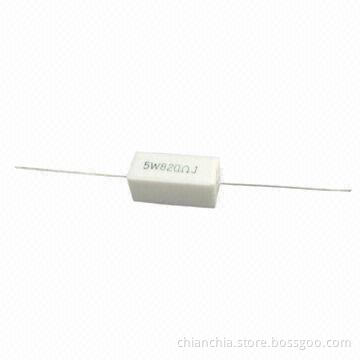 Cement Resistor, Used for Consumer Electronics, Power Supplies and Energy-saving Lamps